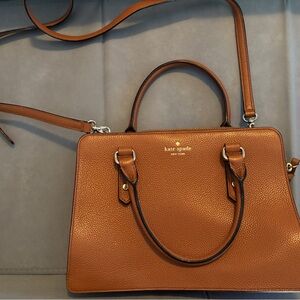 Kate Spade Tan Leather Satchel